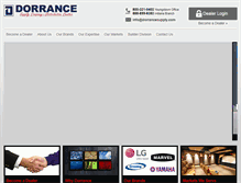 Tablet Screenshot of dorrancesupply.com